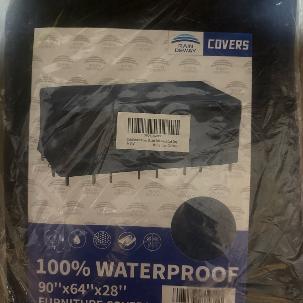 Waterproof Furniture Cover - Black